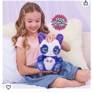 Peek-a-roo Interactive Panda Roo Plush Toy with Baby Roo!